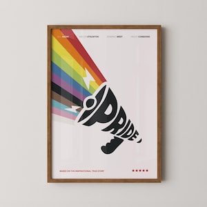 Op Pride-film geïnspireerde print vlageditie | Trots | Pride-film | Trots-poster | LGBTQ | Gay-print | Cadeau
