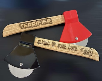 Horror Clown Pizza Cutter Axe: Engraved Gore Pizza Slicer