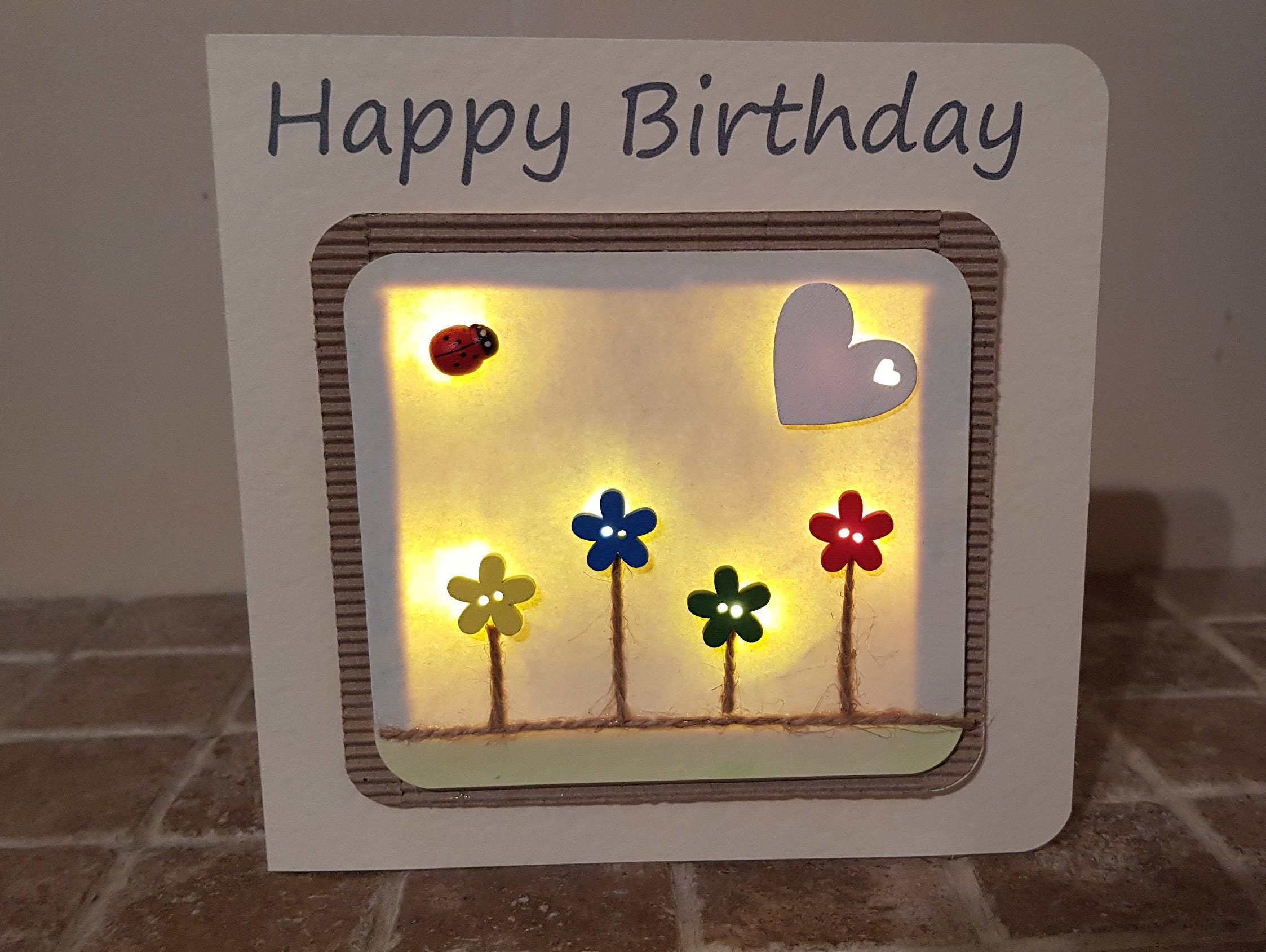 Light up Illuminated Birthday Card. Extra Special Etsy UK