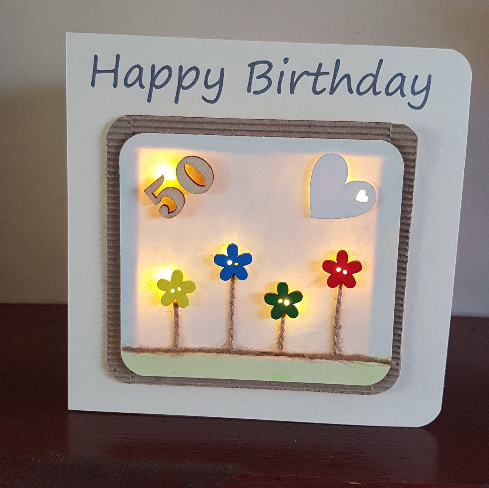Light up Illuminated Birthday Card. Extra Special Etsy UK