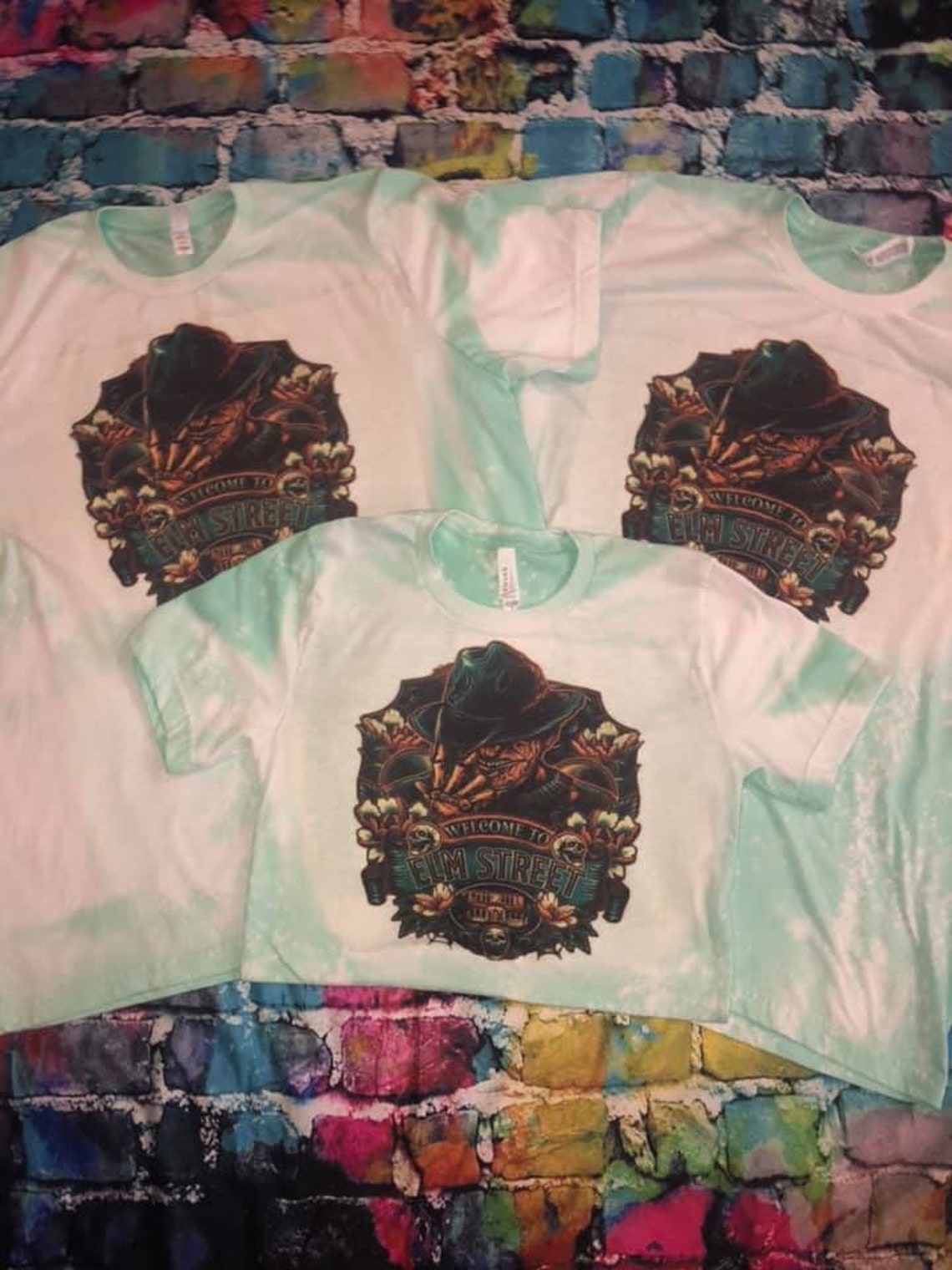 freddy krueger bleached shirt