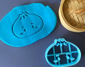 Dumpling Cookies Cutter, Baby Shower Favors Dumpling Cookies, Dumpling Party Favor, Bao Baby Shower