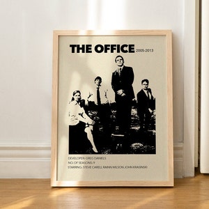 The Office, The Office TV show, Downloadable Print, Poster Print, TV Poster, Digital Download, The Office Gift, Wall Art, Vintage Show Art