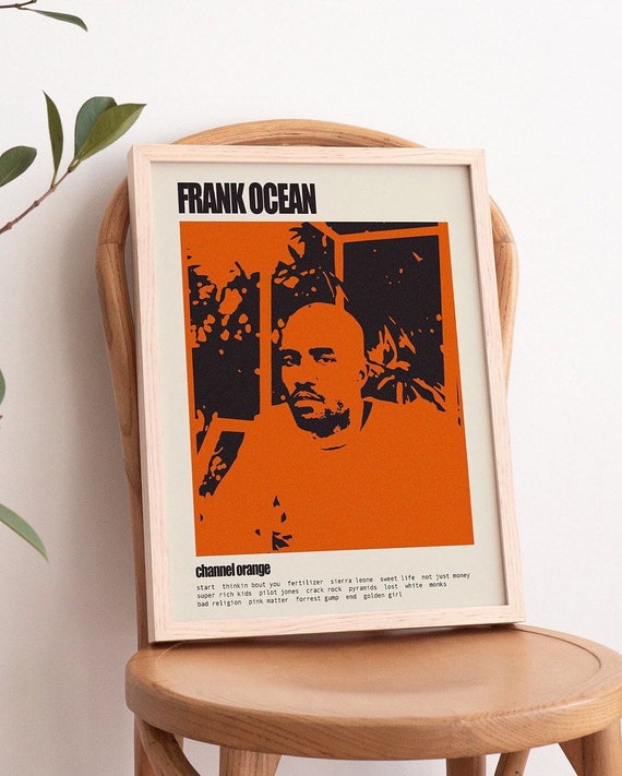 Channel Orange Poster Frank Ocean Digital Print Frank Ocean 