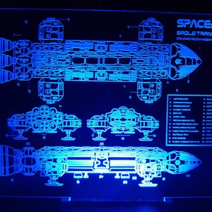 Space 1999 Eagle Edge Lit Display - Etsy