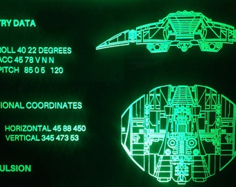 Pantalla de computadora Cylon Raider Edge Lit
