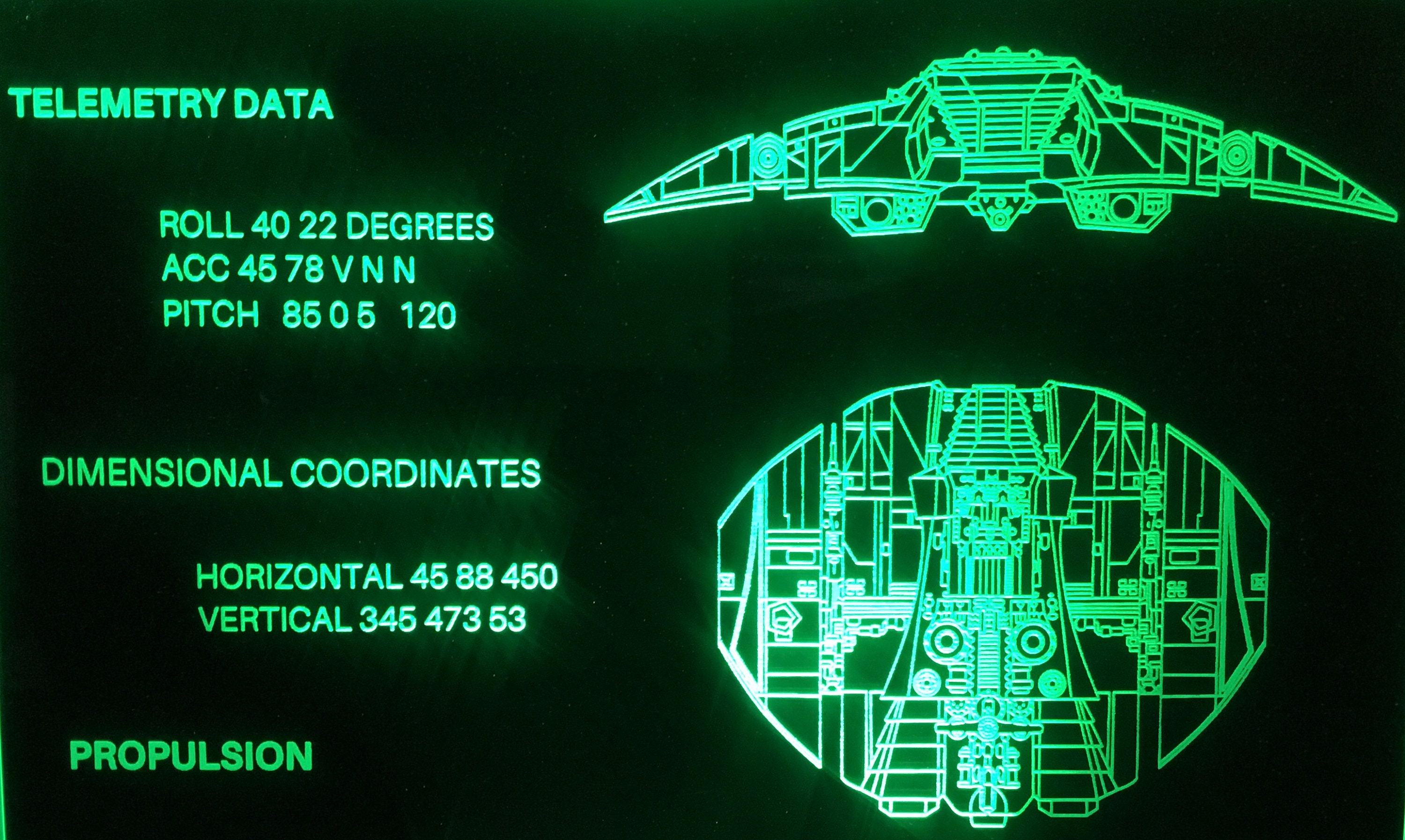 Cylon Raider Edge Lit Computer Screen - Etsy