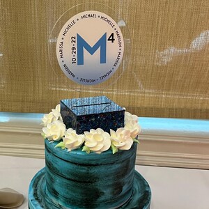 Personalisierte benutzerdefinierte Party Cake Topper mit einem beliebigen Foto Bild Logo & Text - Mitzwa, Hochzeiten, Quinceaneras, Sweet 16