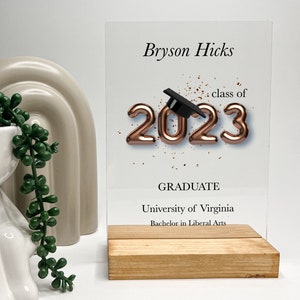 Custom Graduation Gift - Graduation Memory, Personalized Graduation Gift, Class of 2023, Granddaughter Keepsake, Grad Gift for Daughter, Son