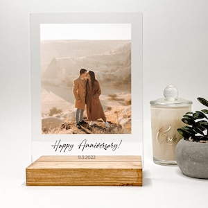 gepersonaliseerde foto plaquette w / stand paar cadeau, cadeau voor hem, foto bruiloft cadeau, fotolijst, cadeau voor haar, geschenken voor moeder, snelle VS schip