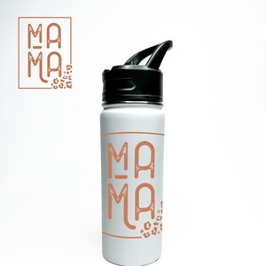 Sports Water Bottle 18/32 oz Stainless Steel Insulated Flasks Keeps Drinks Cold Personalized MA MA Mom Mommy Mother Happy Mother&#39;s Day Gifts