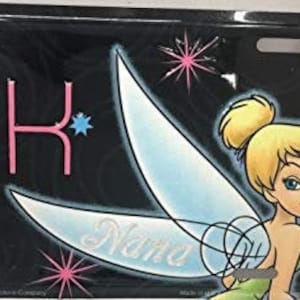 Tinker Bell Personalized Custom License Vanity Plate Free Engraved Auto Tinkerbell Car Tag Fairy Princess License Plate Beautifully Designed