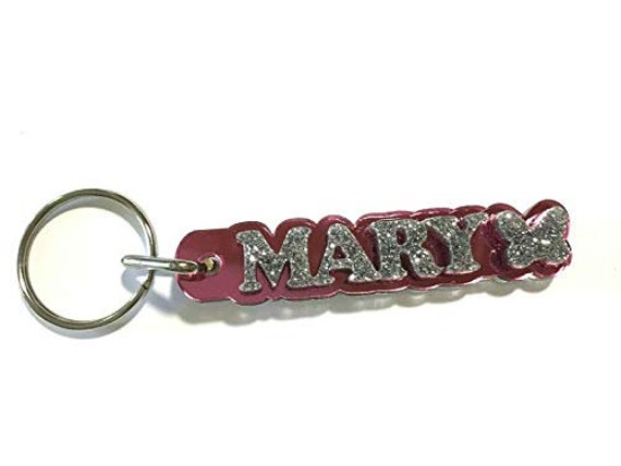 Custom diamond shop key tags