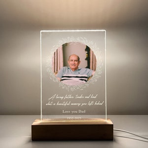 Memory Lamps Sympathy Memorial Always With You - Personalized Plug