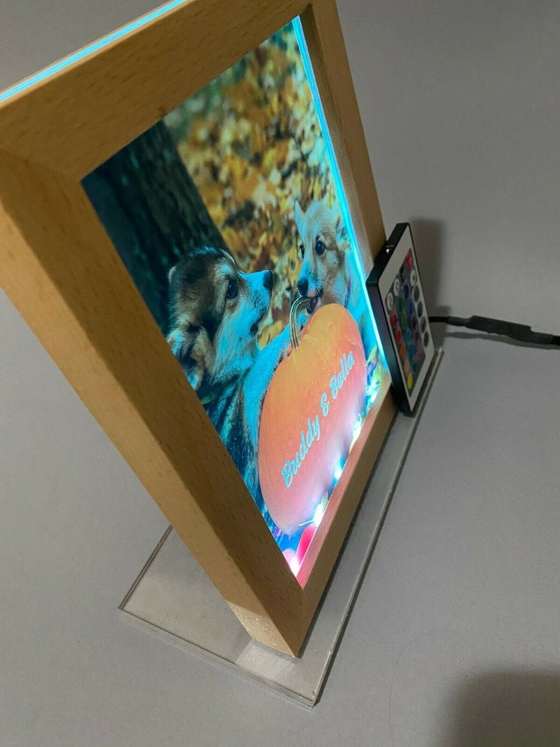 Large Custom Free Standing Picture Photo Frame With Your Photo UV ...