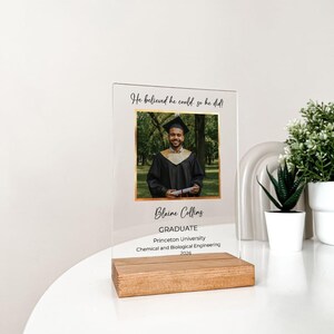 Grad Topper Stand Personalized Wood Desk Stand Custom Graduation Cap Tassel Diploma ...