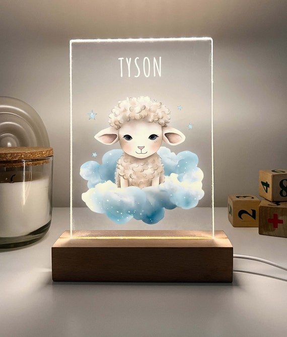 Custom Name Nursery Decor With Cloud/Rainbow Designs