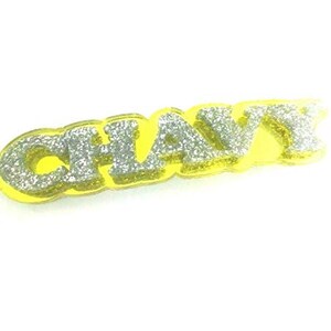 Hair Barrette Personalized Custom Barrettes, Hair Accessory Hair Clip, Hair Tie Diamond Look - With Your Name, Made To Order - It&#39;s Stunning