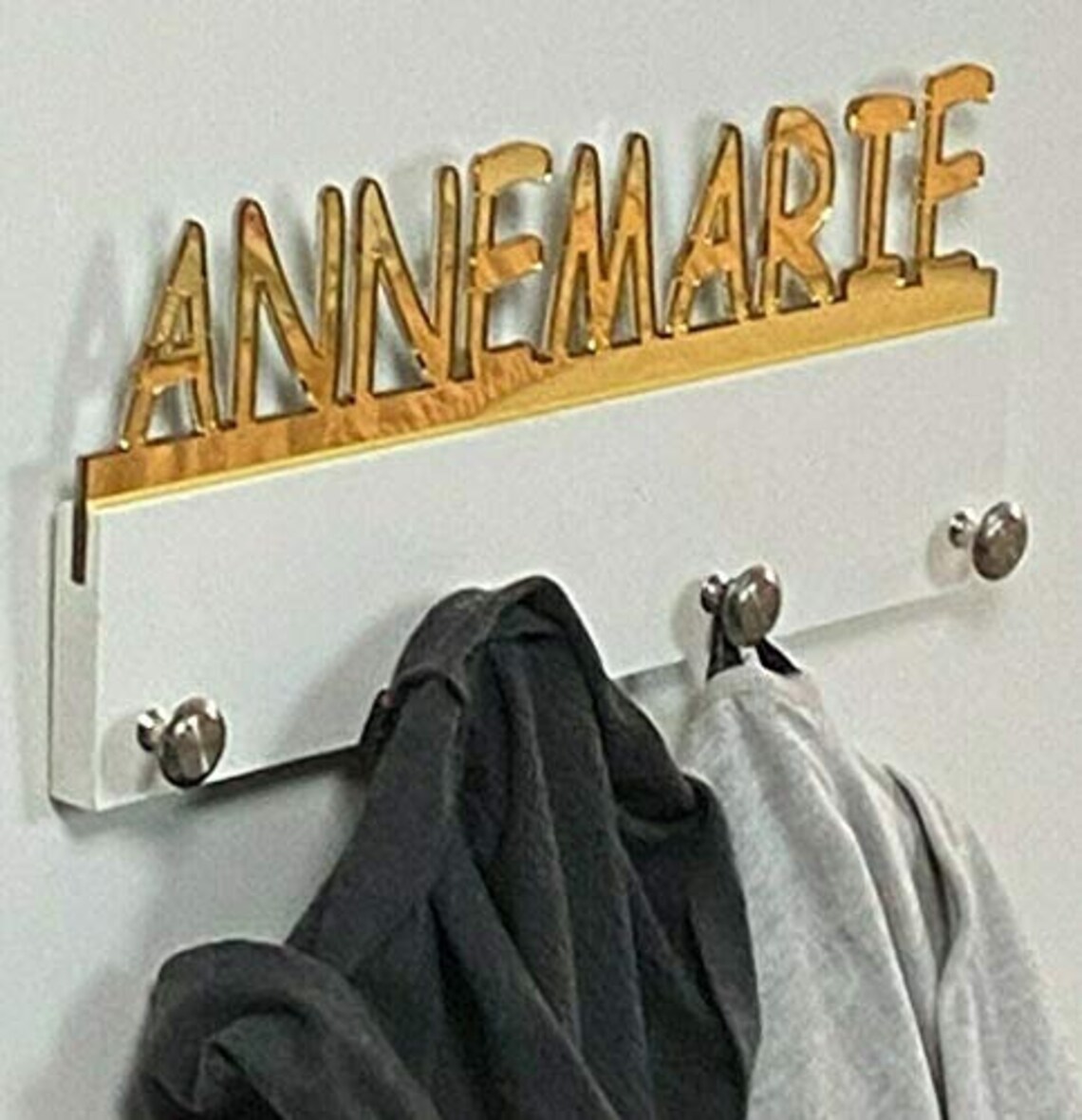 Custom Personalized Coat Hook Rack Holder Hanger Handmade Wall Etsy