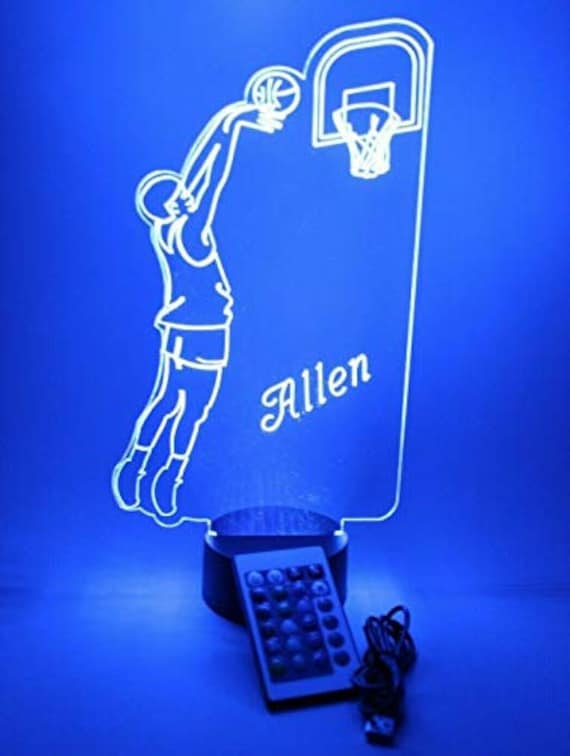 Pallone Da Basket Luminoso Personalizzabile Con Nome – Effetto Glow In The Dark, Regalo Perfetto Per Compleanni, Lauree E Tifosi Di Squadra