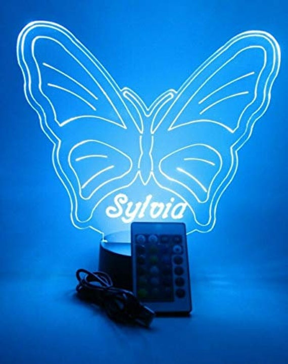 Aslanka Luce LED Farfalla Luminosa, Regalo Compleanno, Decorazione Camera Bambini - Foto 8