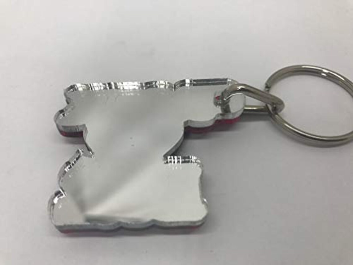 Custom Couple Laser Cut Key Chain With Any Names Made Plate Etsy