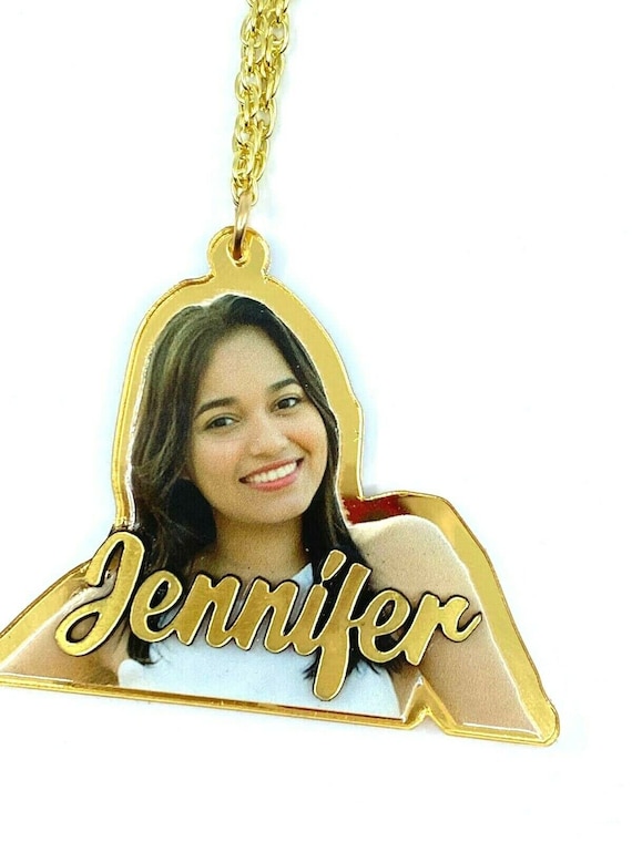 Photo printed on best sale necklace