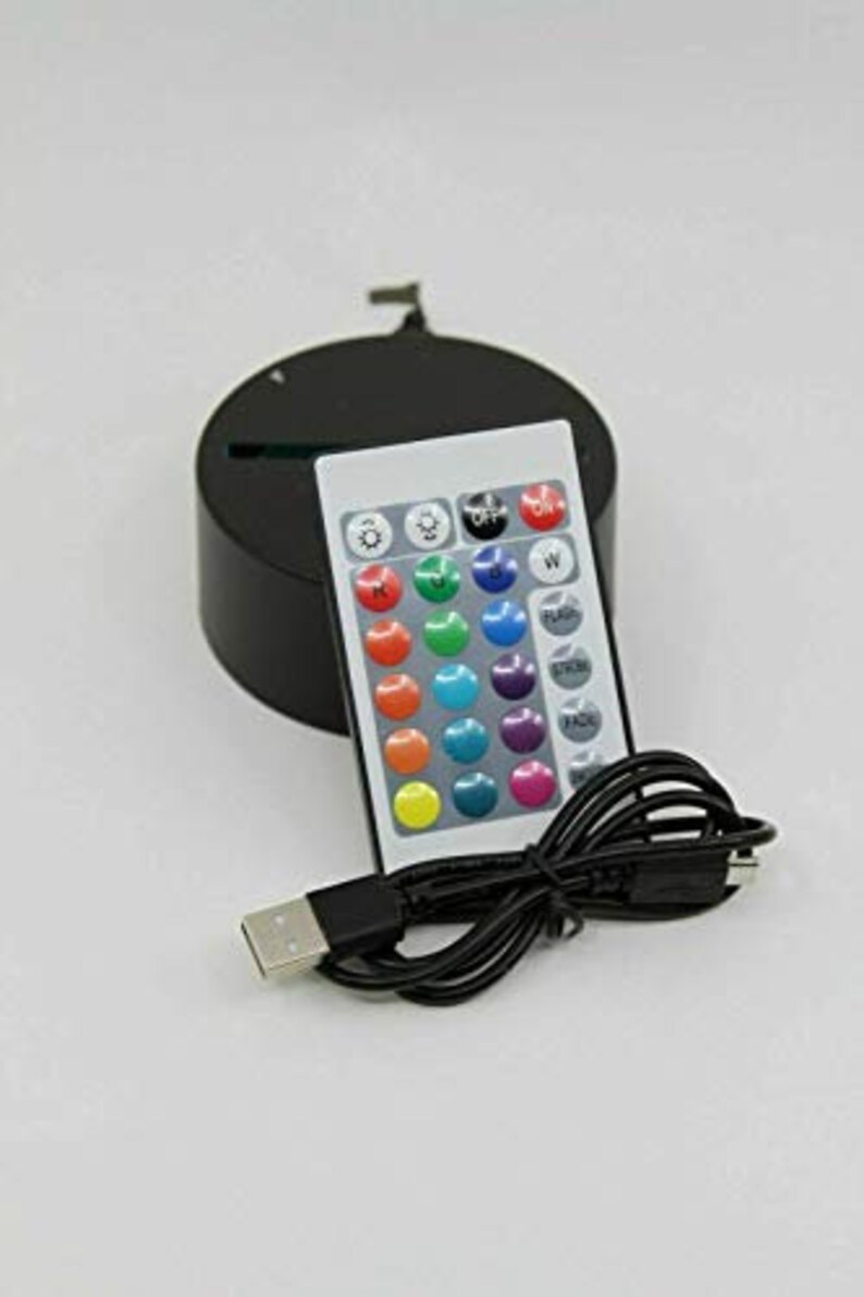 With Remote Female Girl Karate Martial Arts Kung-fu Night Light Up Table Desk Lamp LED Personalized Free Engraved Name It/'s Wow 16 Colors