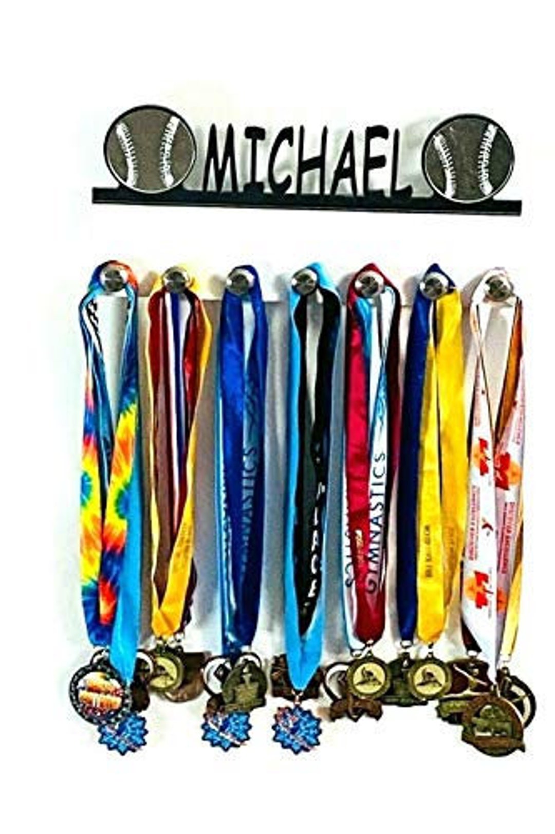 Custom Personalized Name Medal Holder Baseball Sports Display Awards