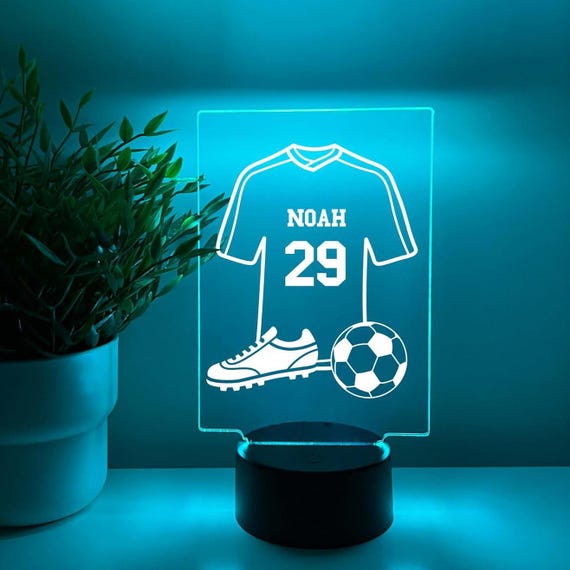 Custom Personalized Name LED 16 Colors Night Light up Table Desk