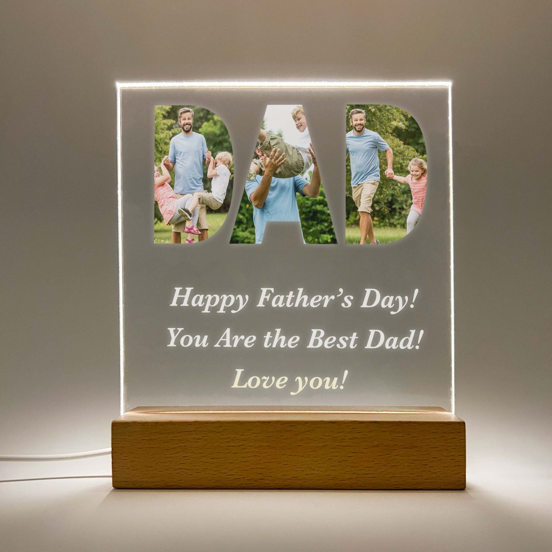 Personalized Happy Father's Day Gift, Custom Picture Frame, Father ...