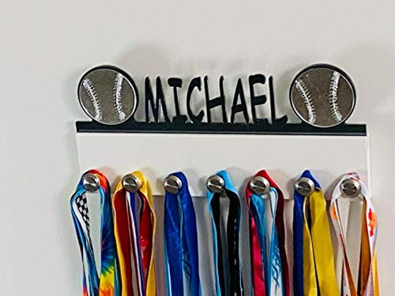 Custom Personalized Name Medal Holder Baseball Sports Display Etsy