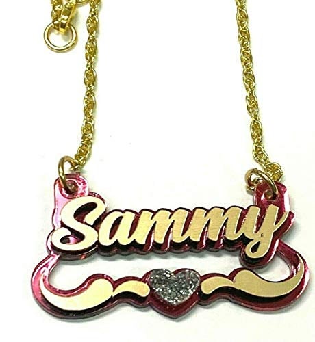 Personalized Name Plate Custom Name Necklace Nameplate Name Laser Cut ...