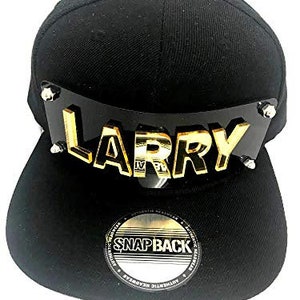 Personalized Custom Snapback Hat Six Panel Flat Bill Snap Back Hat Cap, Laser Cut Custom Made to Order Buyers Logo Design Exclusive Creation