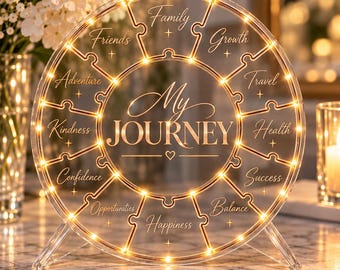 Custom Premium Acrylic Family Fun Jigsaw Photo Puzzle Personalized With Your Own Picture UV Printed Personalized Free Engraved Made To Order