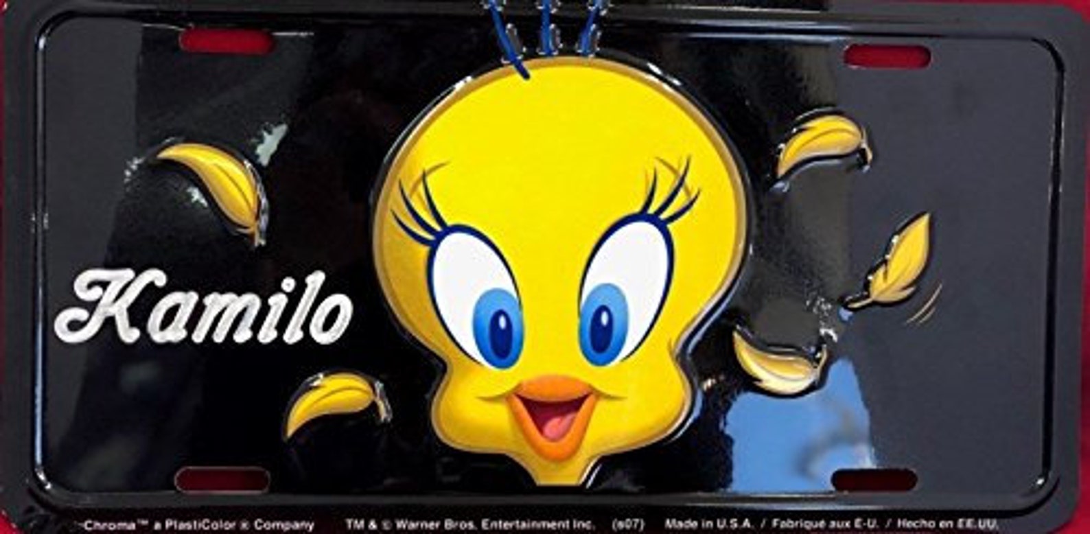 Tweety Bird Personalized Custom License Vanity Plate Free Etsy