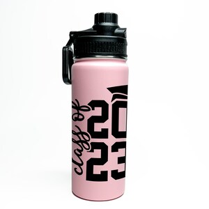 Personalized Custom Sports Water Bottle 18/32 oz Stainless Steel Insulated Flasks Seniors Graduation Gift Grad Gift Graduating Class of 2025