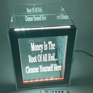 Fantastically Unique Tip Box Donation Jar Personalized FREE Engraved ...
