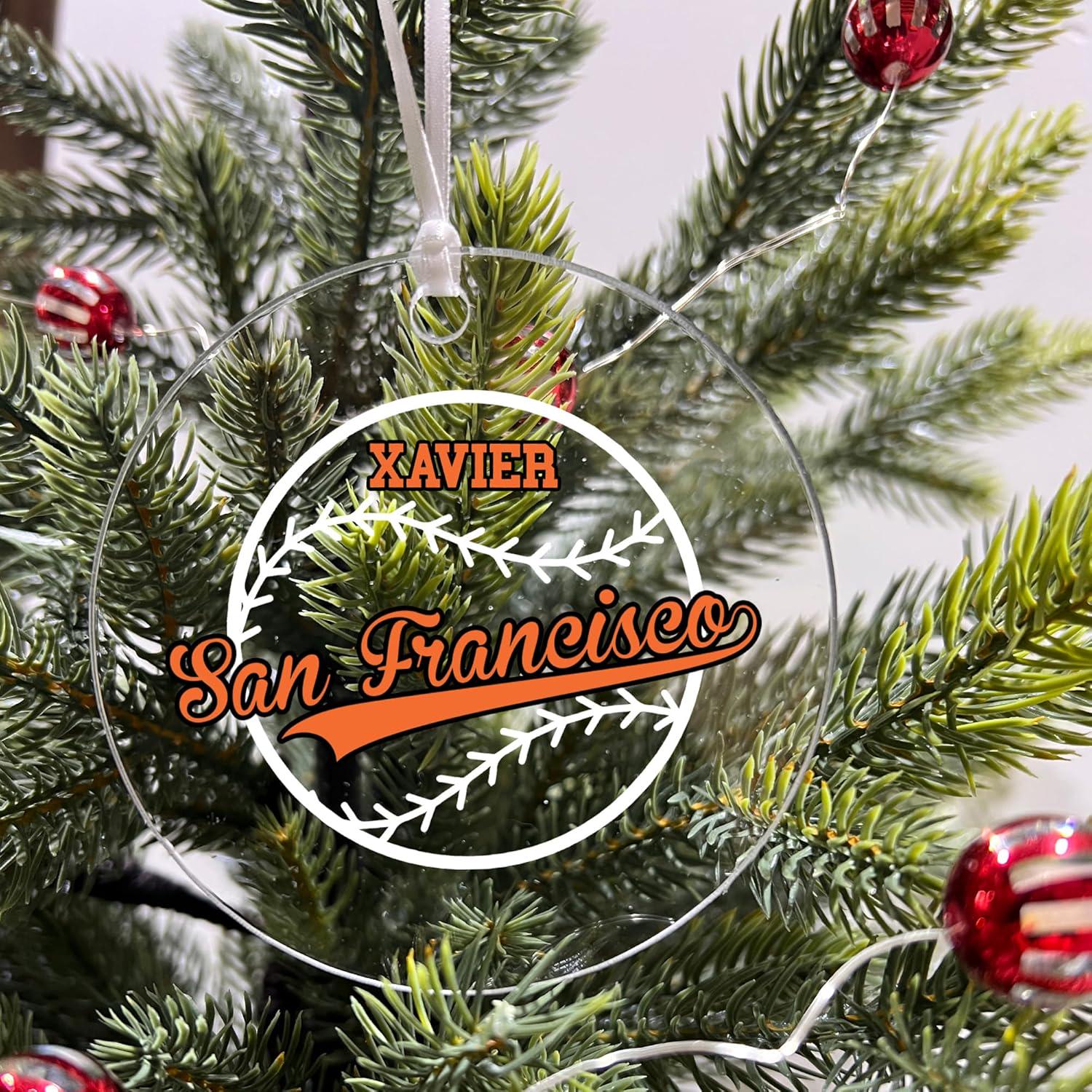 NEW YORK GIANTS Weihnachtsbaum Ornament - Super Bowl Einladung Von Santa EUR 11,52 - DE