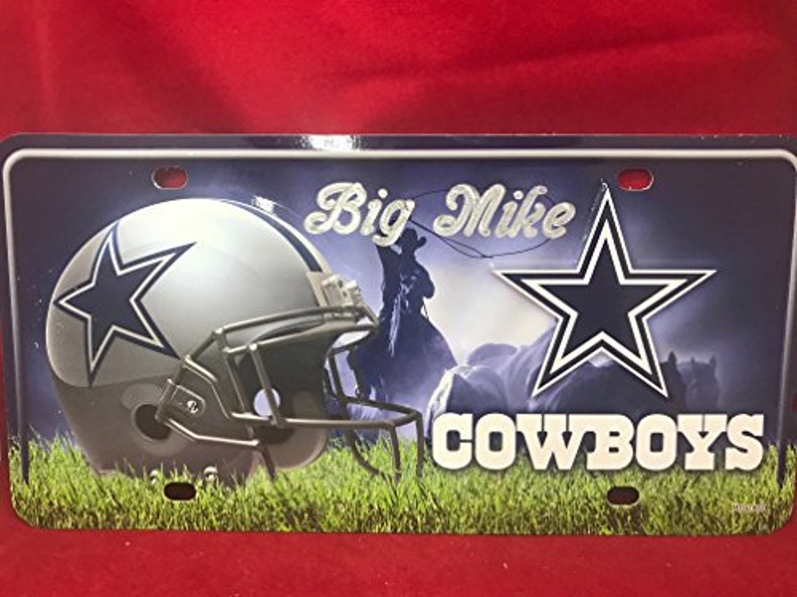 Dallas Cowboys Football Sports Personalized Custom License | Etsy