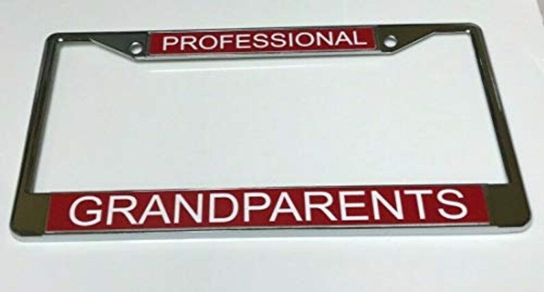 Mirror Mania Custom Engraved Chrome License Plate Frame – Metal, Personalized Text, Universal Fit