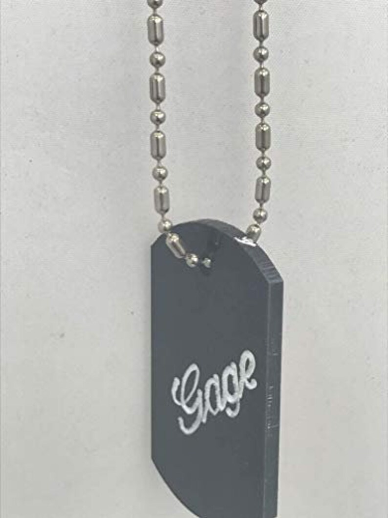 Los Angeles LA Rams Football Dog Tag Chain Personalized Custom Name Free Engraved Key Any Name Clip on Bag Backpack Luggage Tag Perfect Gift