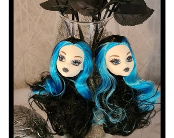 barbie doll head earrings