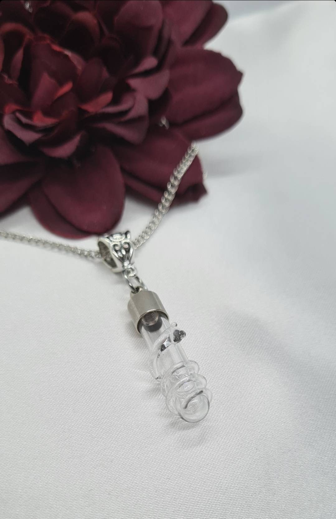 Silver + Black Secret Stash Necklace (18L) - Just Vial - Touch of Modern