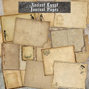 Ancient Egypt,Journal pages, Journal Cards, Journaling, Pages, Signature Book Set