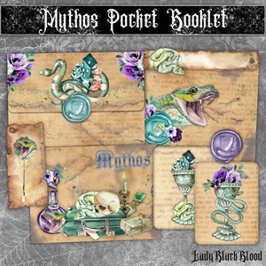 Mythos Pocket Booklet for Junk Journals
