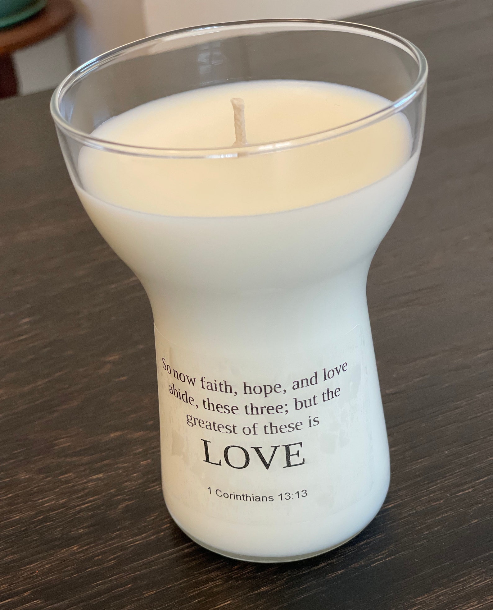 11oz Scented Candle Verse Candle Quote Candle Love Etsy
