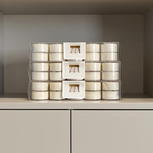 Natural Soy Tealights: Handmade in USA, Vegan and Dye Free.