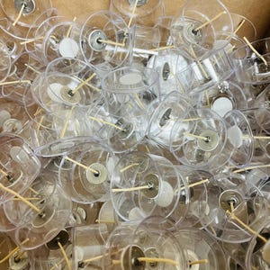 10-1000pk Tealight cups with pre-tabbed wick: Made in the USA