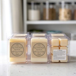Non-Blend Soy Wax Melts - Vegan-Friendly, Organic and Dye Free